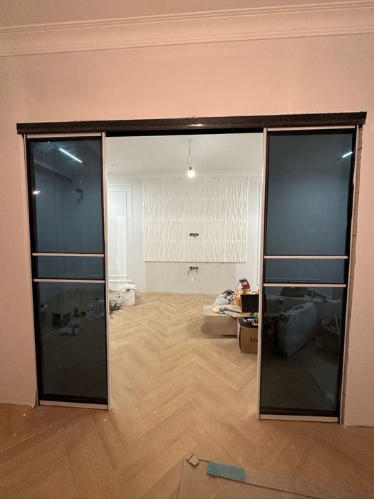 Душевая, ванная шторка, лофт перегородка, зеркала