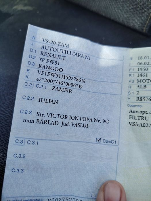 Renault kangoo van