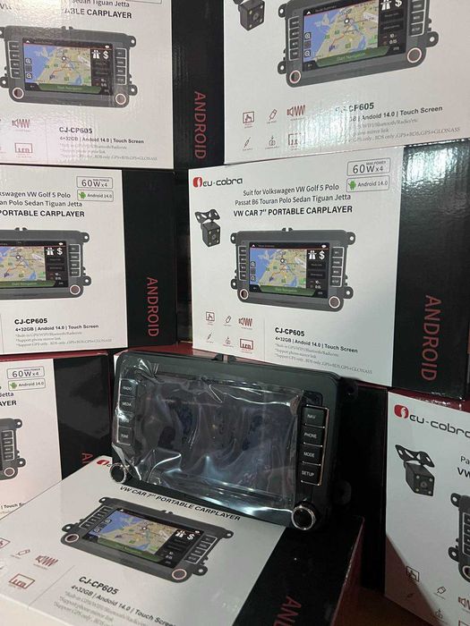 МУЛТИМЕДИЯ ЗА VW | Android 14.0 | 4GB RAM | 32GB ROM | Бонус камера!