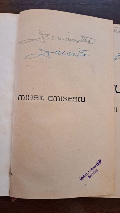 Mihail Eminescu Viata si opera lui (1923)