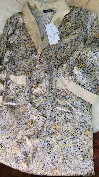 Halat de lux unisex 100% matase naturala