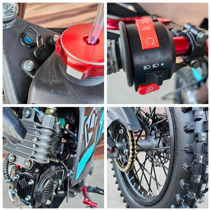 Motocicleta Cross KXD Pro Cobra 140cc 19/16 cu bord digital sau fără