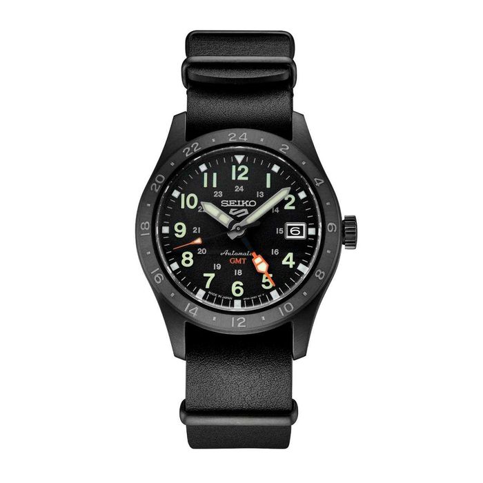 Seiko 5 Field GMT Black SSK025