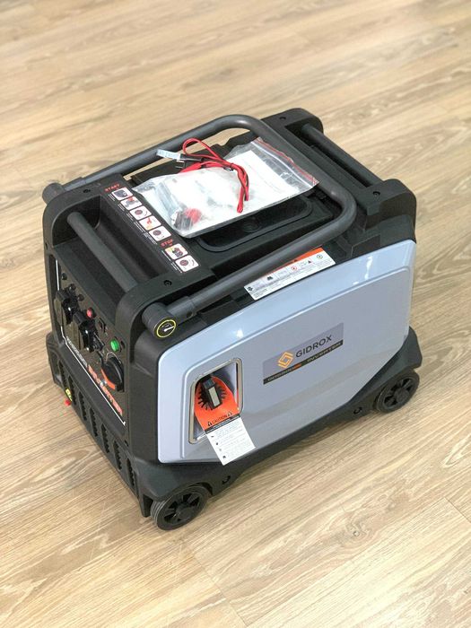 со СКИДКОЙ - Генератор 5 кв движок безшумный бензиновый - Generator