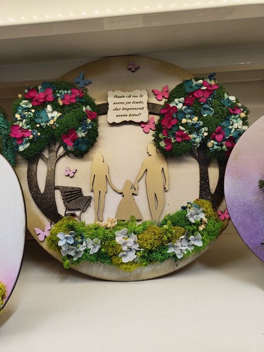 Aranjamente licheni dedicate familiei