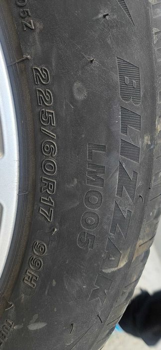 Jante+anvelope de iarna AUDI R17 BRIDGESTONE -4 bucati