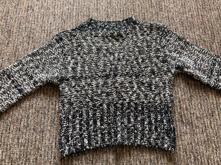 Pulover tricotat gros si scurt, marimea S