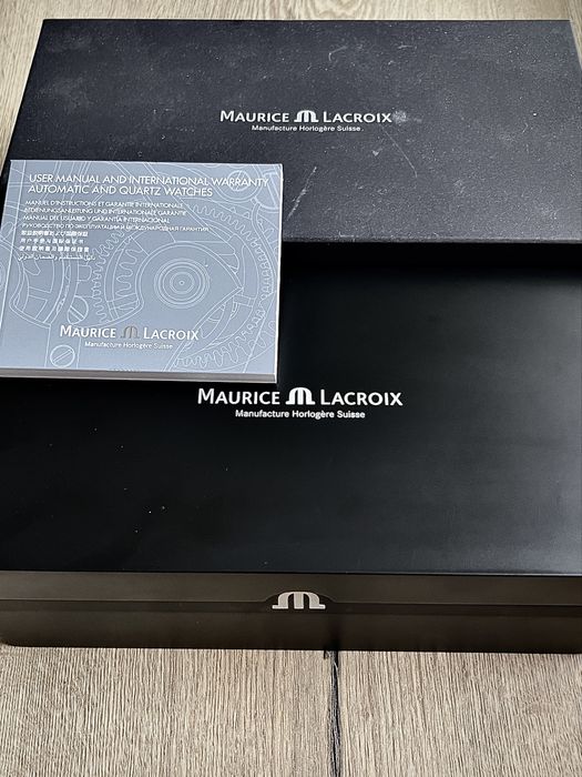 Maurice Lacroix Aikon 39mm Blue Automatic + оригинална гумена каишка