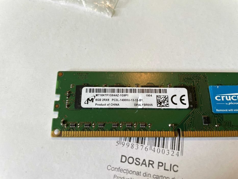 2 placute ram 8gb ddr3