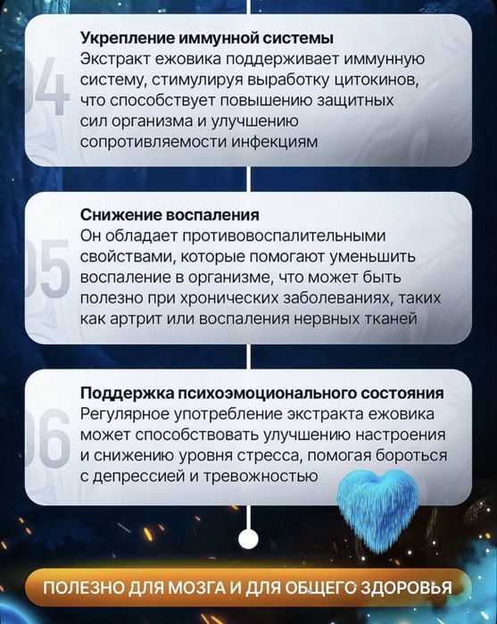 Ежовик гребенчатый жидкий экстракт