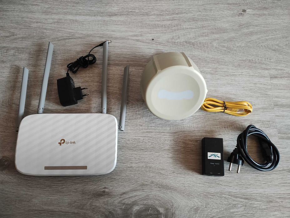 MikroTik RB SXTR&R11e-LTE Насочена антена 10 dBi 4G LTE + рутер