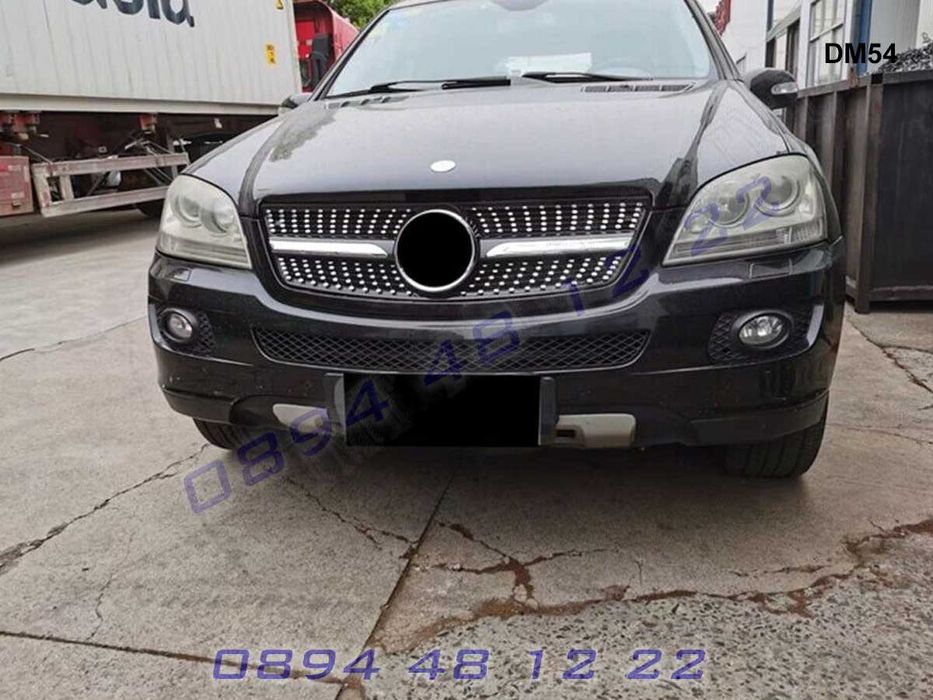 Предна Решетка Диамант Mercedes ML ГТ W164 Мерцедес МЛ В164 05-08 AMG