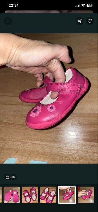 Pantofi Clarks 13 cm