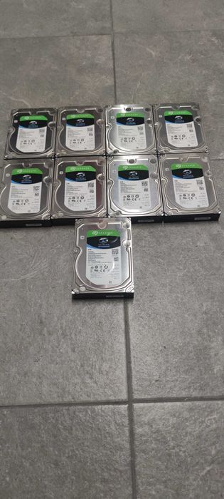 HDD hard disk Seagate Skyhawk foarte fiabil, capacitate 8 TB pentru sisteme de supraveghere DVR NVR, 256 MB buffer