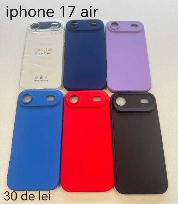 Huse, Folii, Cabluri iPhone 17 Air - Montaj gratuit folie