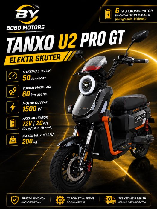 Bobo Motors TANXO U2 PRO GT Skuter