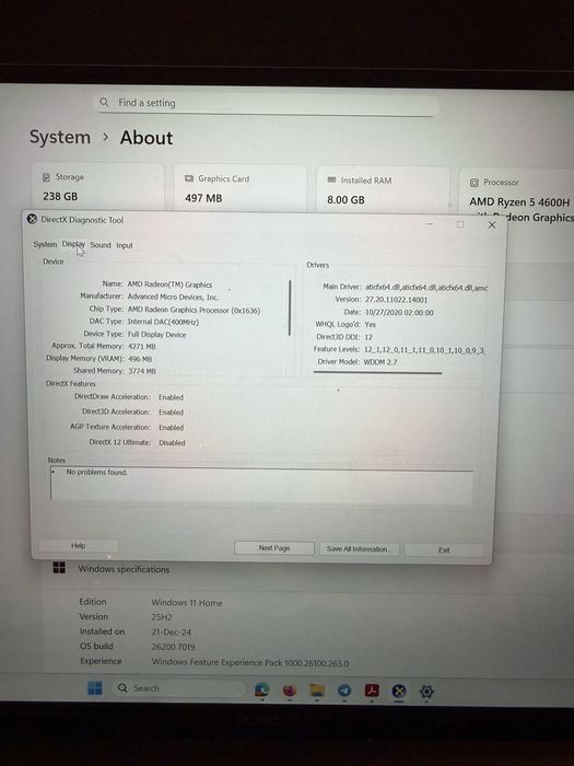 Laptop Huawei AMD Ryzen 4000 series 5