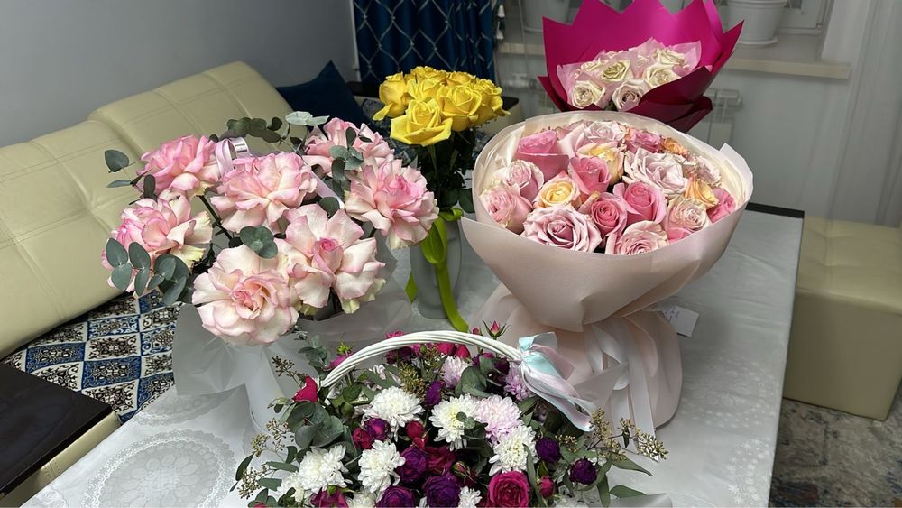 Цветы свежие. Дешево отдам