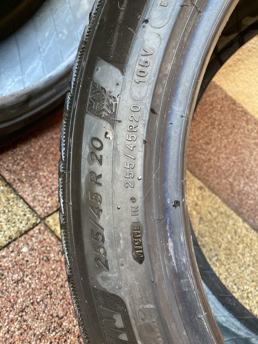 Set 2 anvelope 255 45 20 Michelin Alpin 5 cauciucuri iarna M+S