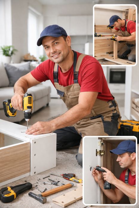 СБОРКА мебели Услуги мебельщика разборка ремонт Изготовление Недорого