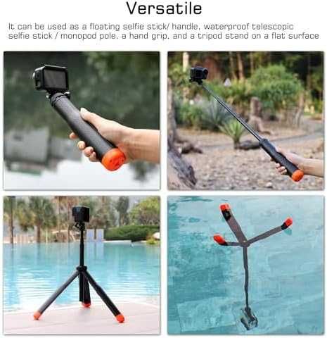 Нов Телескопичен водоустойчив селфи стик с трипод за екшън камера DJI