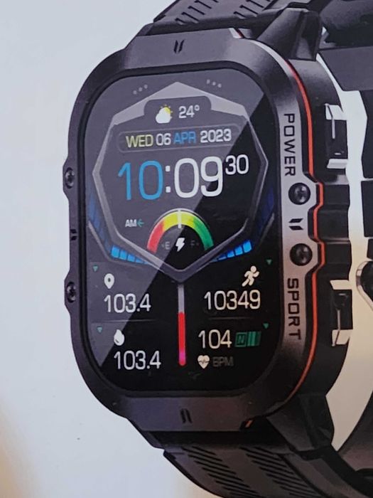 OUKITEL BT20 Military Smart Watch AMOLED