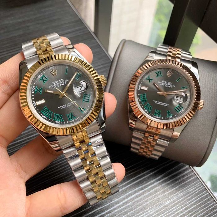 Автоматичен мъжки часовник Rolex Datejust Two Tone Wimbledon