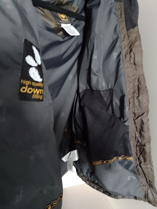 Jack wolfskin down (пухено) яке. Olive Drab