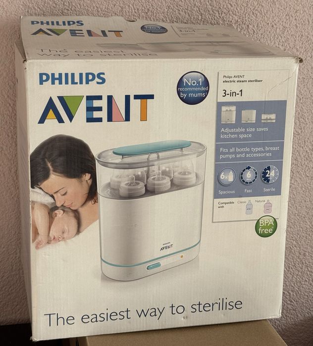 Philips Avent Електрически парен стерилизатор "3 в 1"