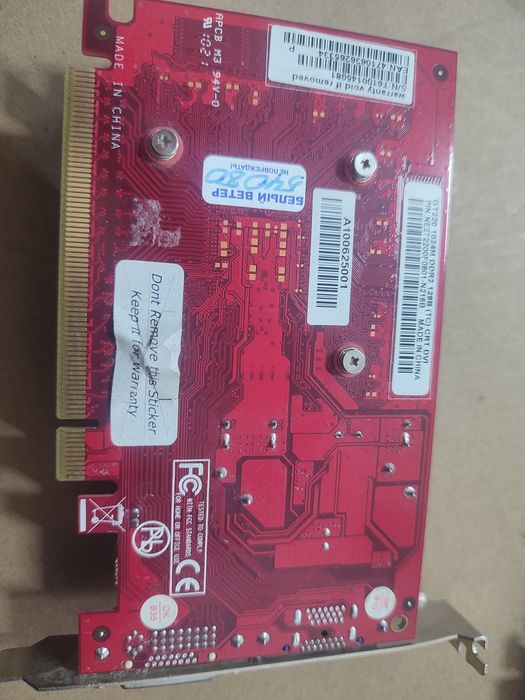 Видеокарта gt220 1gb