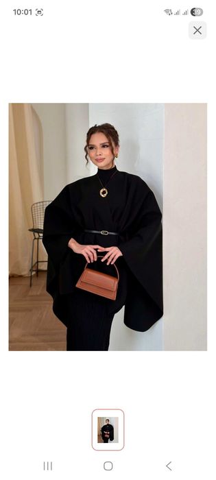 Пончо накидка размер оверсайз