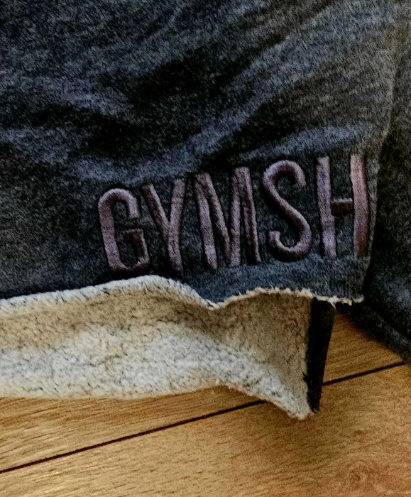 Gymshark Cropped Hoodie Grey / Hanorac Scurt Gym mărimea S
