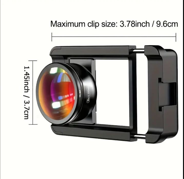 Профессиональный Макро-объектив с фильтром CPL, увеличения до 20х