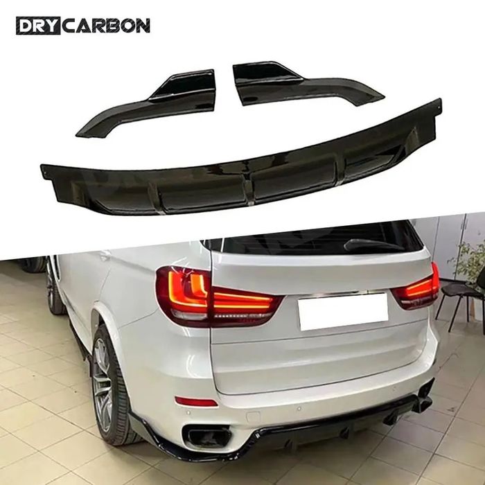 Difuzor Evacuare Tobe BMW F15 X5 cu nervuri Negru lucios