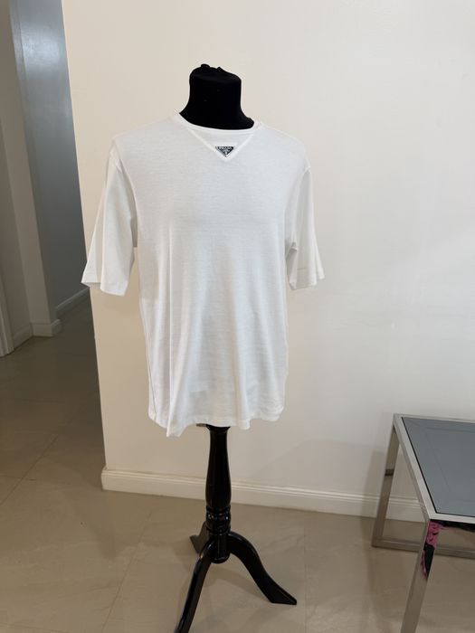 Tricou Prada Alb