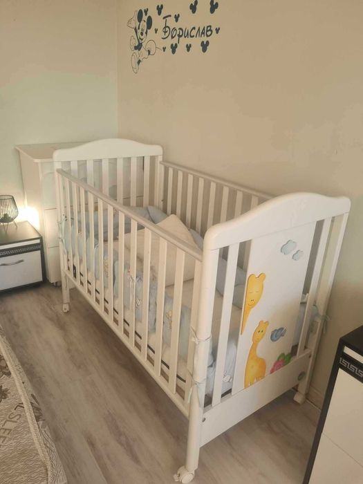 Креватче с матрак и скрин