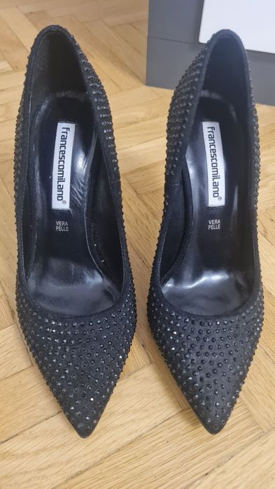 Pantofi cu toc piele naturala 35