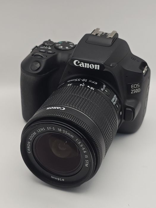 Canon EOS 250D + Obiectiv EF-S 18-55mm IS STM – Stare Impecabila