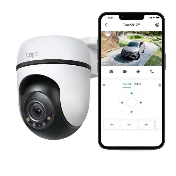 Tp-Link Tapo C510W 3MP 2K Уличная Wi-Fi камера видеонаблюдения