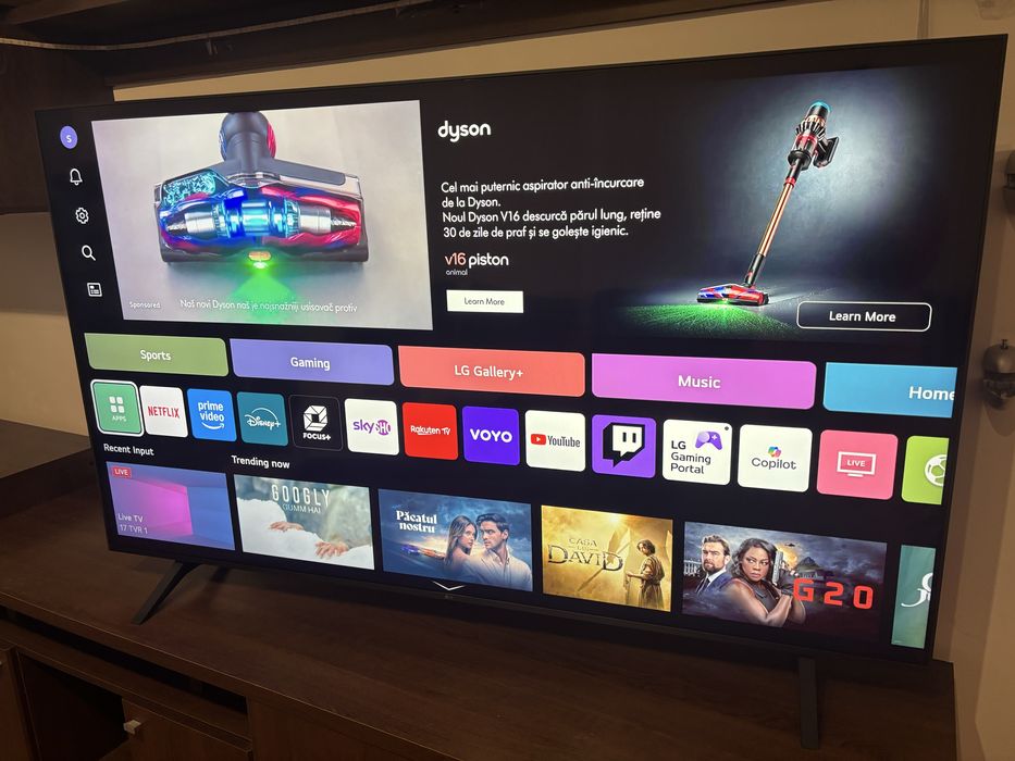 TV LED Clasa G 4k 164cm