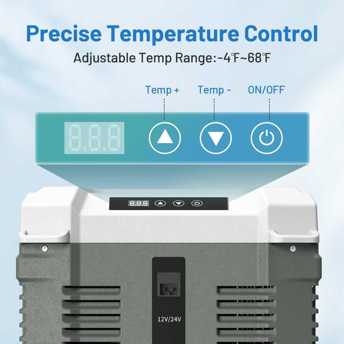 Frigider portabil Alpicool NL9 (9 L) – Congelator auto 12V/24V & 230V