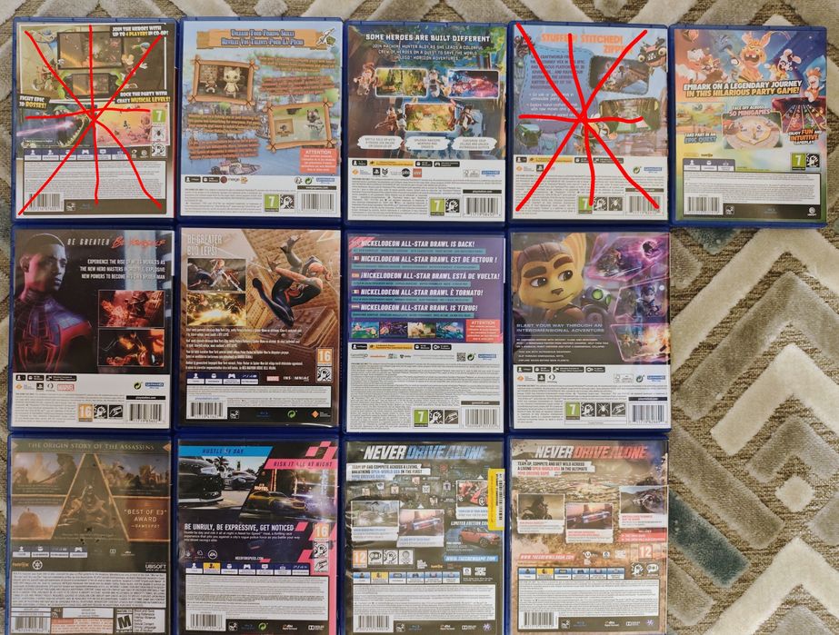 Vand colectia intreaga jocuri ps4 ps5