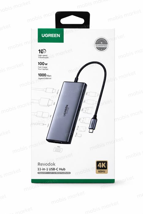 UGREEN Revodok 11-in-1 USB-C Hub — многофункциональная док-станция
