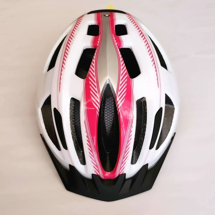 Casca pentru bicicleta Crivit, cu lumina pe spate S/M, 54-59 cm