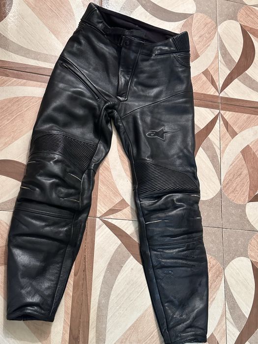 Мото панталон Alpinestars – естествена кожа