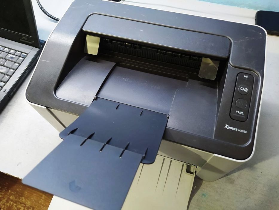 Принтер Ч/Б USB - Samsung Express M2020 + новый картридж + шнуры