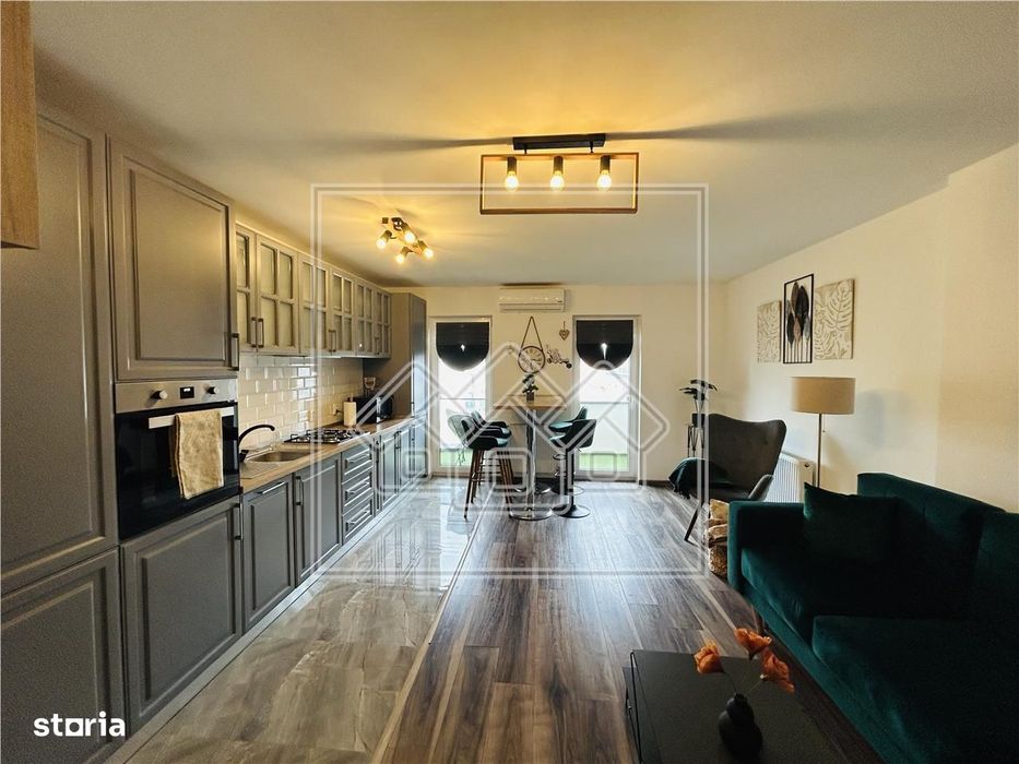 Apartament 2 camere, 46 mp utili + balcon 6 mp, parcare subterana