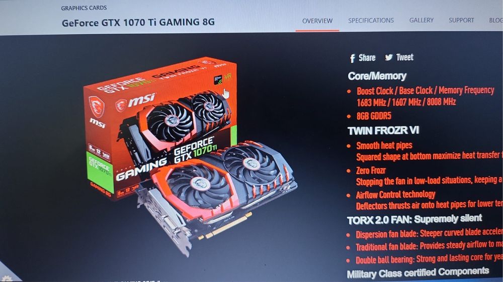 PC Gaming i5 8600K / GTX 1070 Ti / 1TB SSD