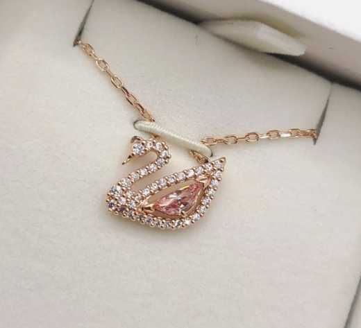Lănțișor Swarovski Swan / Lebădă - nou, în cutie