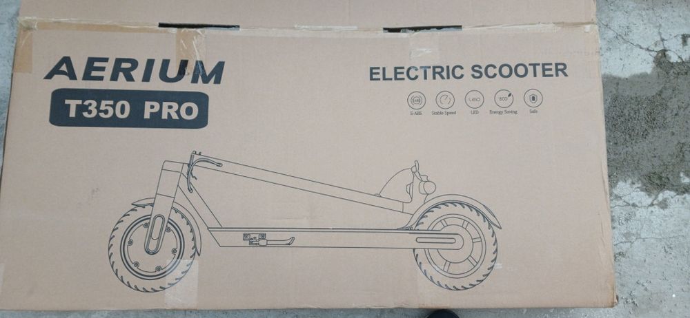 Trotinetă electrică AERIUM T350 PRO albastră